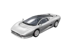 Jaguar XJ220 (1991) model from the garage